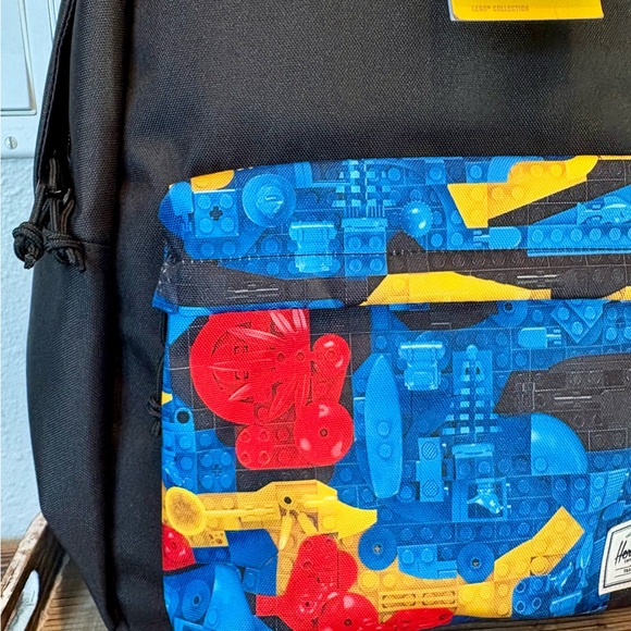 Herschel Supply Co. x LEGO Classic XL Backpack “Abstract Bricks,” BNWT - Picture 4 of 9